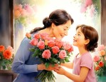 女儿送妈妈什么花合适