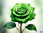 绿玫瑰花语及代表意义