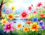 春天的花是什么颜色的