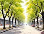 2025年南京满街的梧桐树