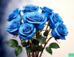 9朵蓝玫瑰花语是什么