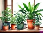福州室内盆栽绿色植物