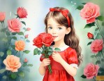 见女孩第一次送什么花