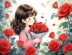 追女生送花卡片怎么写