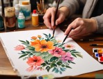 2025年手工制作花的过程