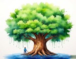 交人交心浇树浇根的意思