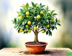 盆栽柚子树的种植方法