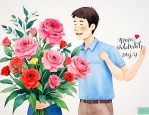 父亲节给爸爸送什么花