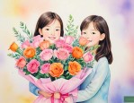 10岁女孩生日送什么花