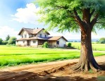 农村房前不能种什么树