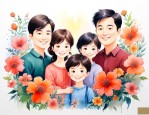 全家福花是什么样子的