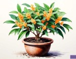 盆养桂花树的养殖方法