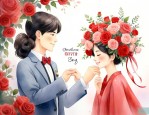 结婚周年送什么花给老婆