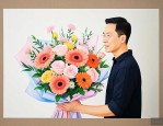 爸爸生日一般送什么花