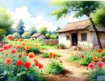 农村院子可以种什么花