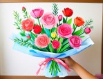 妈妈生日送什么花手工