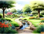 私家花园景观绿化设计