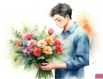 男士病人送什么花合适