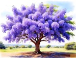 蓝花楹树20公分价格