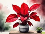 2025年水培红色叶子植物