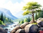 石头山上适合种什么树