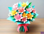 折纸手工花束制作方法