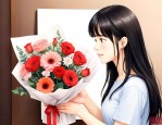 跟女朋友道歉送什么花