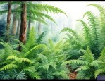 和蕨类植物有关的诗句