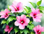 木槿花的叶子长什么样