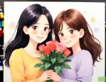 送好朋友什么花合适女生