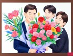 男领导生日送什么花好