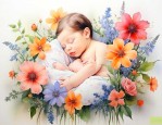 刚生完孩子可以送花吗