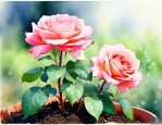 刚种的月季花怎么浇水