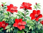 红花绿叶的寓意或象征