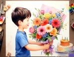 儿子过生日送什么花好