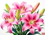 形容百合花开放的心情