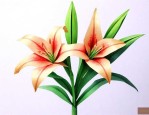 折纸百合花教程