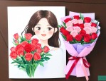 女生生日送什么花合适