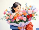 中年女人过生日送什么花好