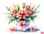 生日礼物送什么花