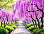 2025年紫藤萝瀑布的情感