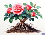 月季花的根有什么特点
