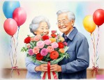 七十岁老人生日送什么花
