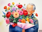 爷爷过生日送什么花好