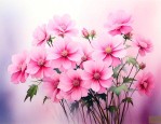 粉色一串的花是什么花