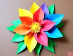 手工彩纸花朵制作方法