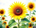 向日葵花语及代表意义