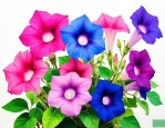 牵牛花一共有几种颜色
