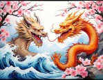 金刚梅花双龙什么意思