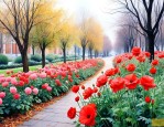 冬季常见路边绿化花卉